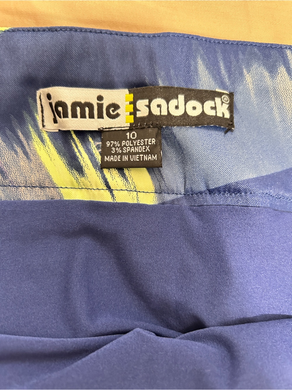 Jamie Sadock Skort Womens 2 Pockets Blue Pink Stretch Golf Skirt Shorts - Picture 7 of 8